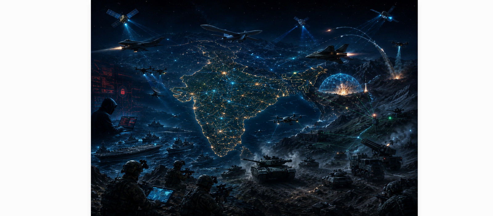 EVOLUTION OF A CONTINENTAL STRATEGY AND DEVELOPMENT OF MODERN LAND WARFARE IN THE INDIAN SUB-CONTINENT